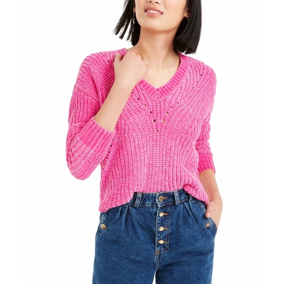 Bar III Pink Galaxy Chic Sweater - Picture 1 of 4